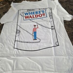 Where's Waldo? Kids White T-Shirt